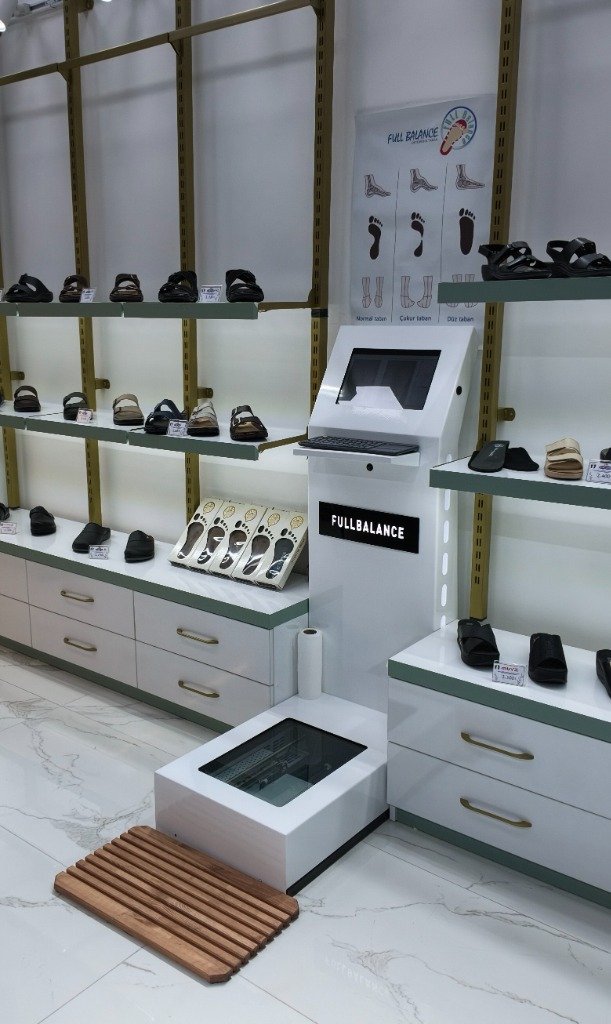 FULLBALANCE Kiosk 3D Ayak Analiz Cihazı