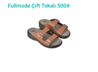 Fullmode Çift Tokalı 5004 Taba Sandalet